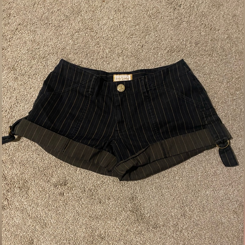 Baby Phat pinstripe shorts